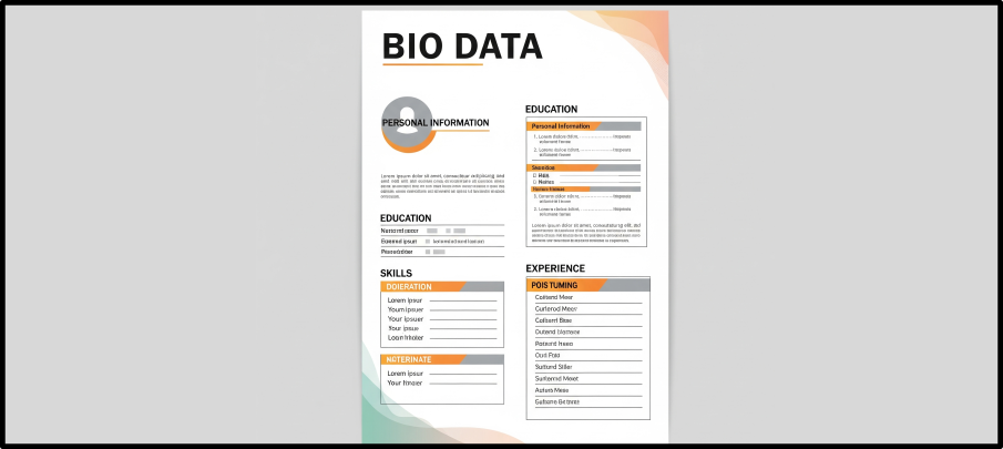 Guide to creating professional biodatas with MeraTool